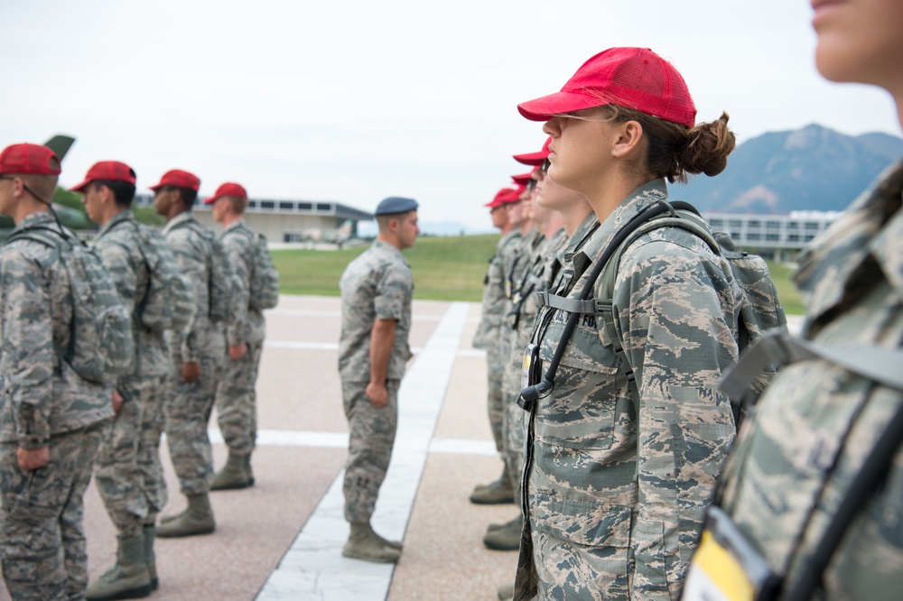 Basic Cadet Open Ranks Inspection