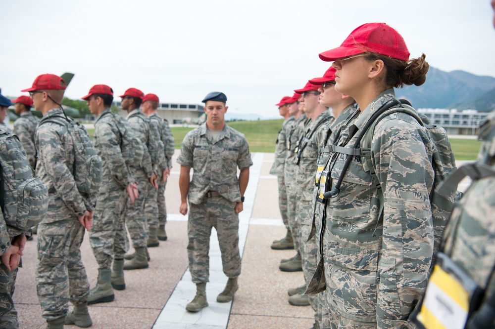 Basic Cadet Open Ranks Inspection