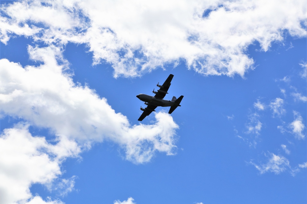 C-130s, crews complete CDS airdrop at Fort McCoy for Patriot North 2018