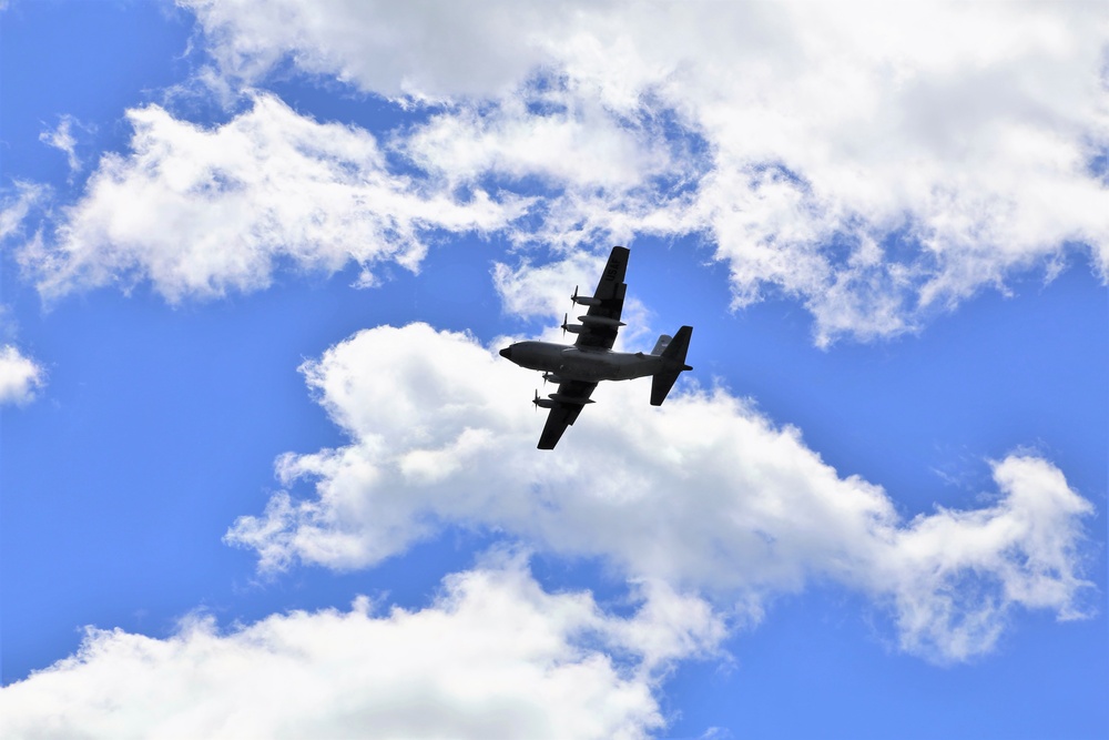 C-130s, crews complete CDS airdrop at Fort McCoy for Patriot North 2018