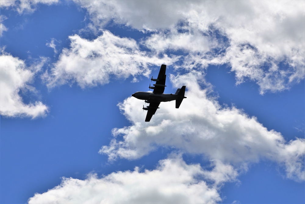 C-130s, crews complete CDS airdrop at Fort McCoy for Patriot North 2018