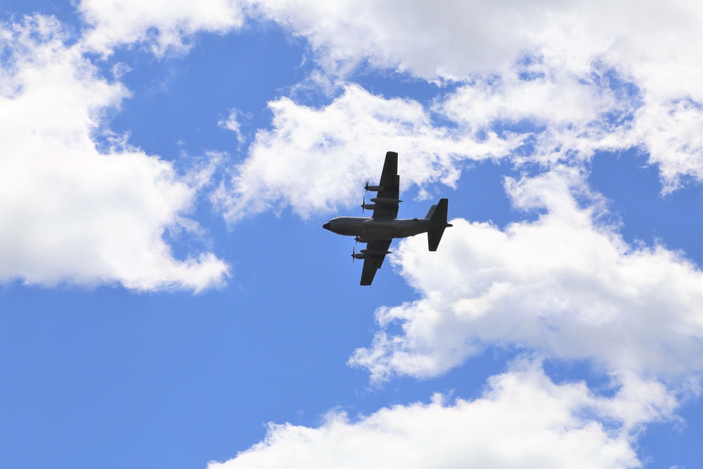 C-130s, crews complete CDS airdrop at Fort McCoy for Patriot North 2018