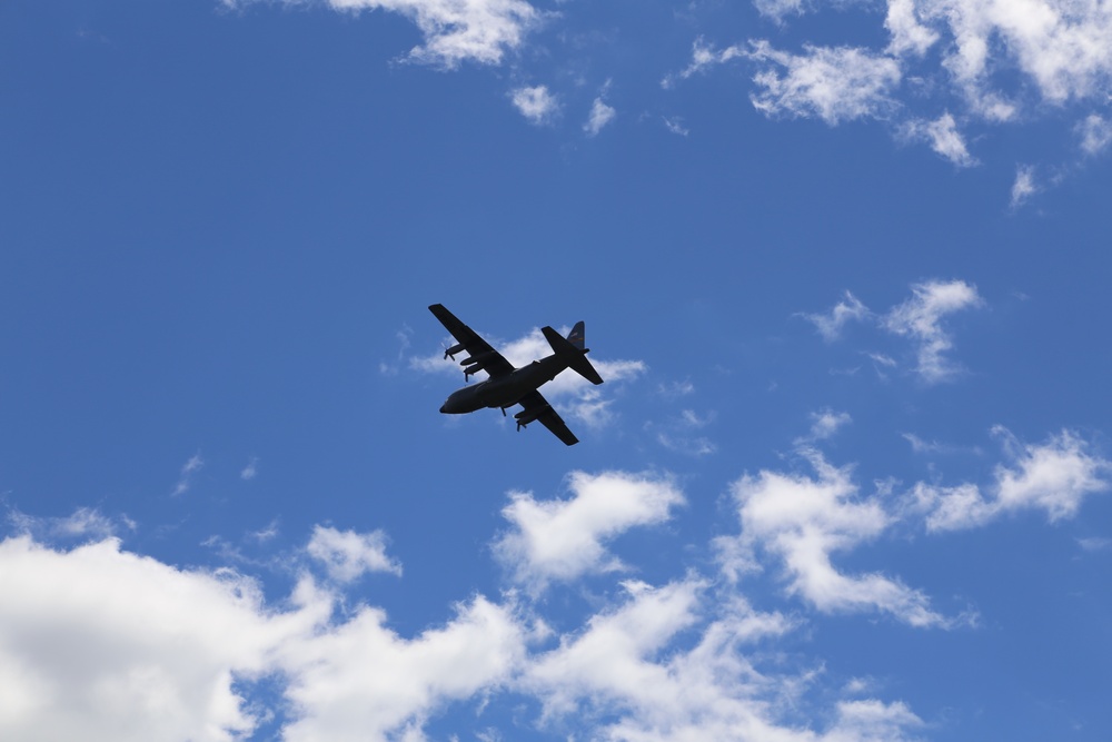 C-130s, crews complete CDS airdrop at Fort McCoy for Patriot North 2018