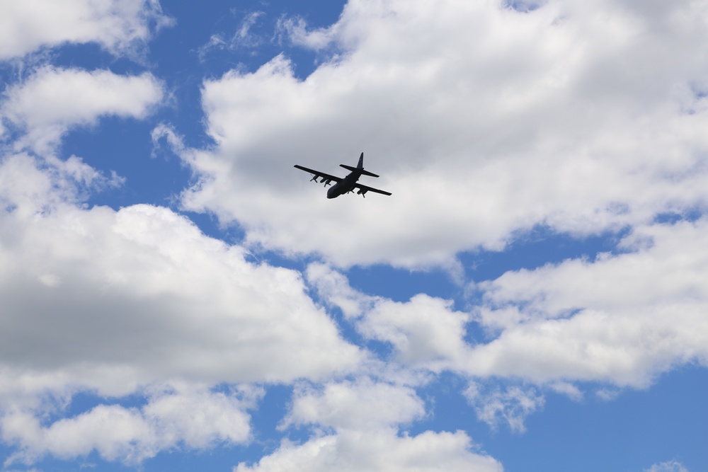 C-130s, crews complete CDS airdrop at Fort McCoy for Patriot North 2018