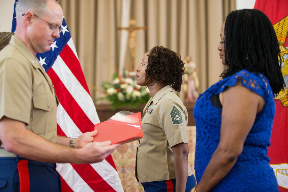 Gunnery Sgt. Summerlin Retirement