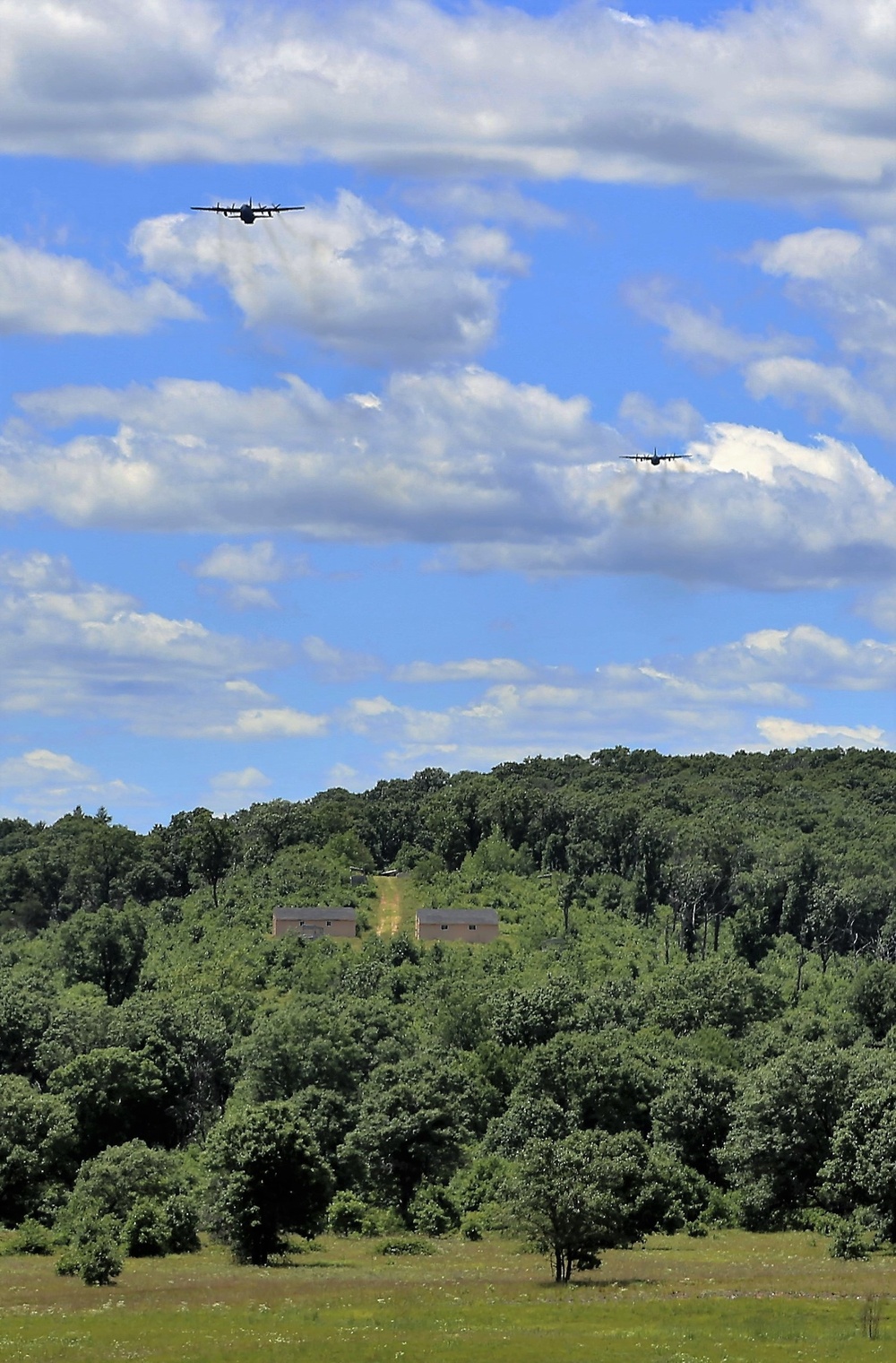 C-130s, crews complete CDS airdrop at Fort McCoy for Patriot North 2018