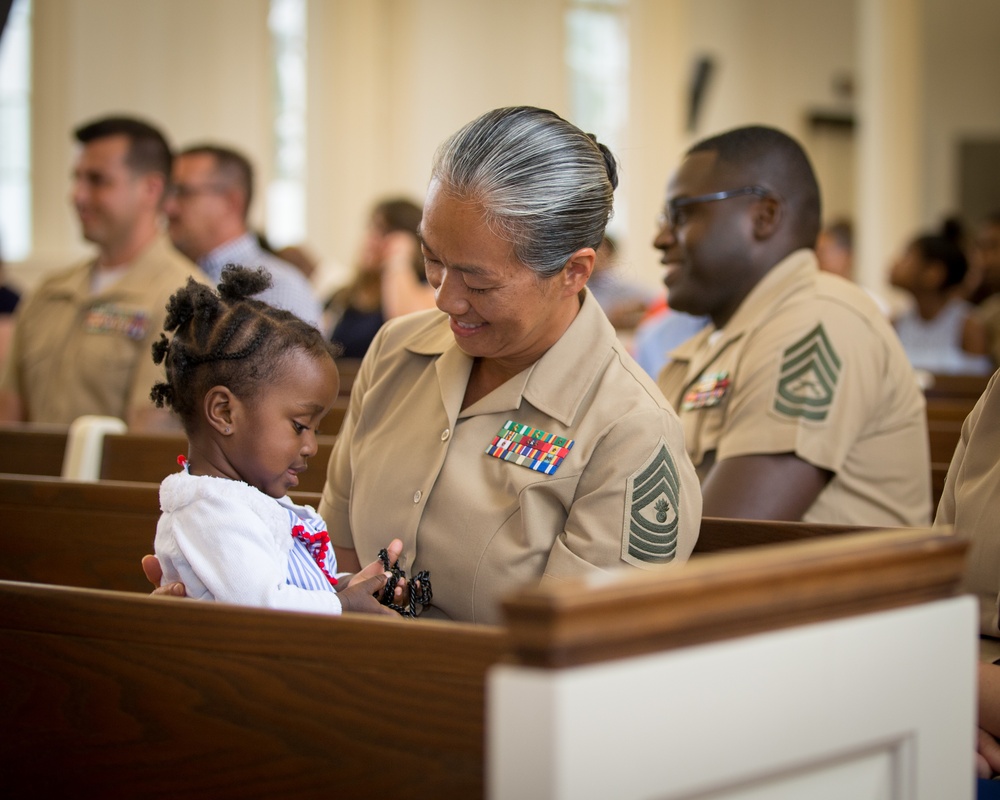 Gunnery Sgt. Summerlin Retirement