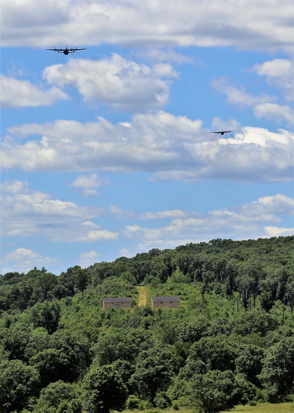 C-130s, crews complete CDS airdrop at Fort McCoy for Patriot North 2018