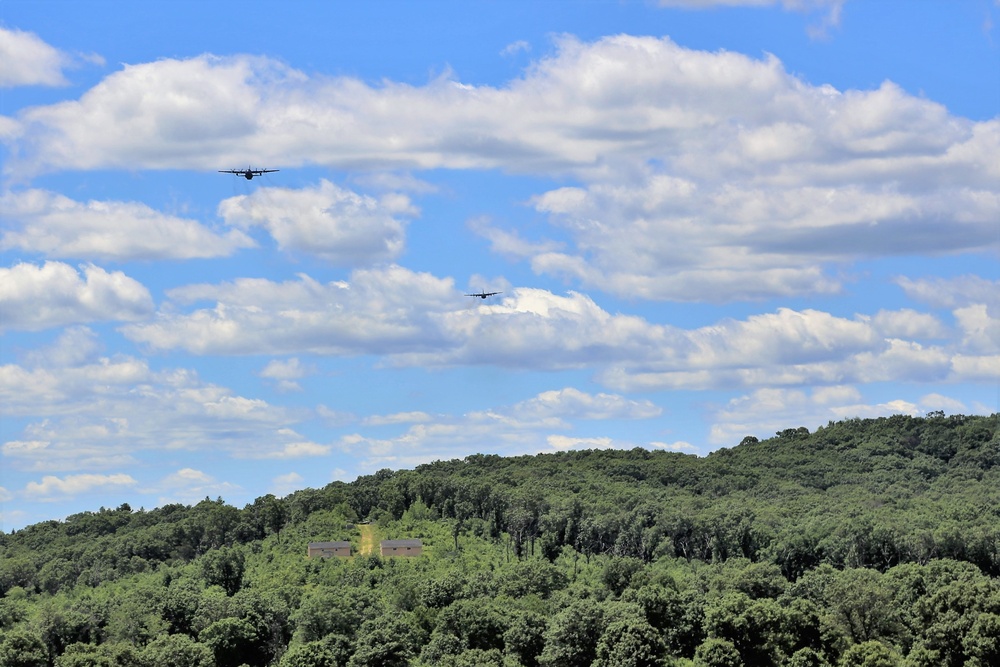 C-130s, crews complete CDS airdrop at Fort McCoy for Patriot North 2018