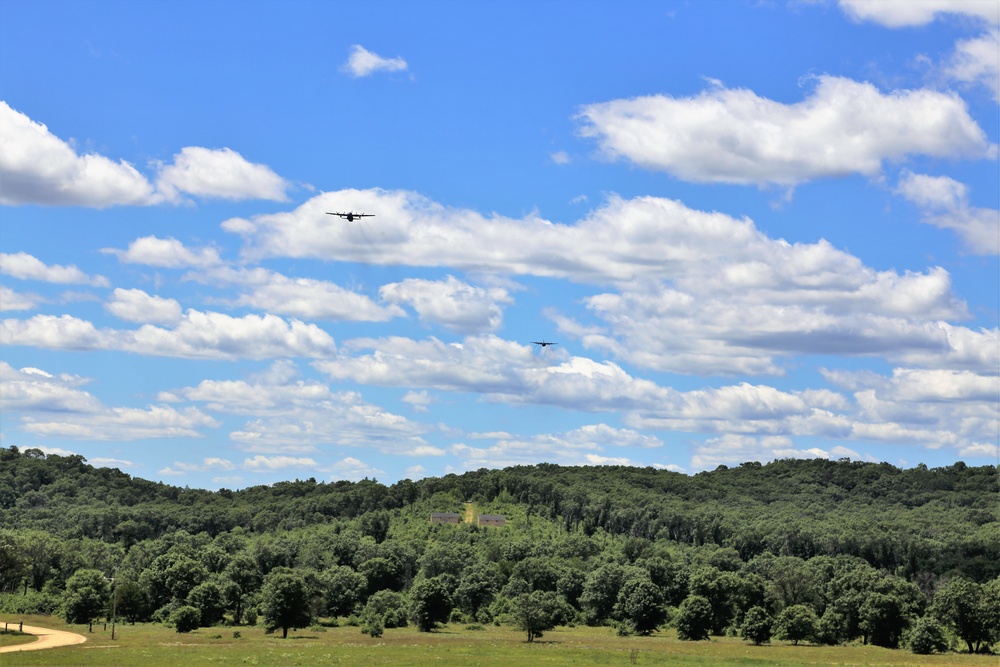 C-130s, crews complete CDS airdrop at Fort McCoy for Patriot North 2018