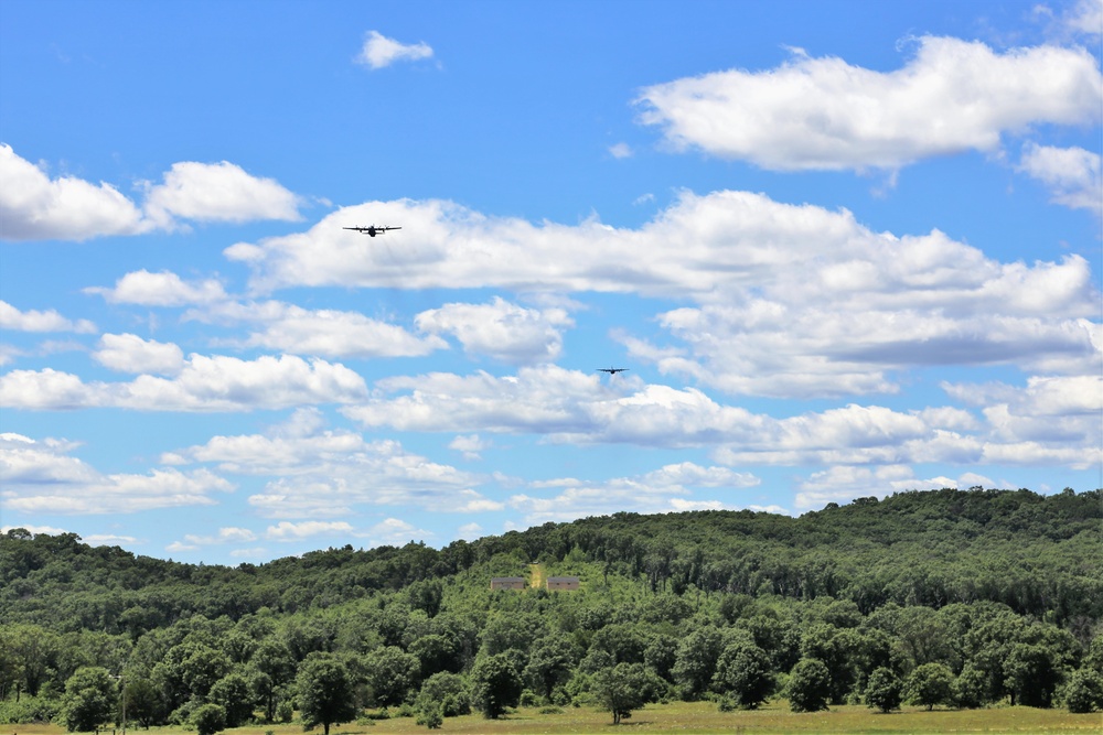 C-130s, crews complete CDS airdrop at Fort McCoy for Patriot North 2018