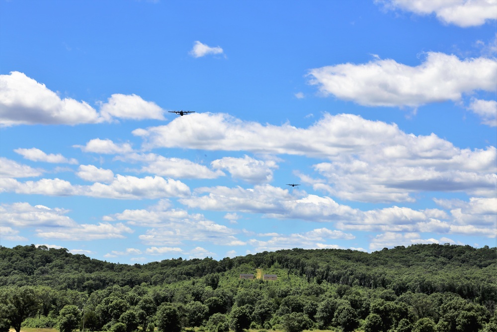 C-130s, crews complete CDS airdrop at Fort McCoy for Patriot North 2018