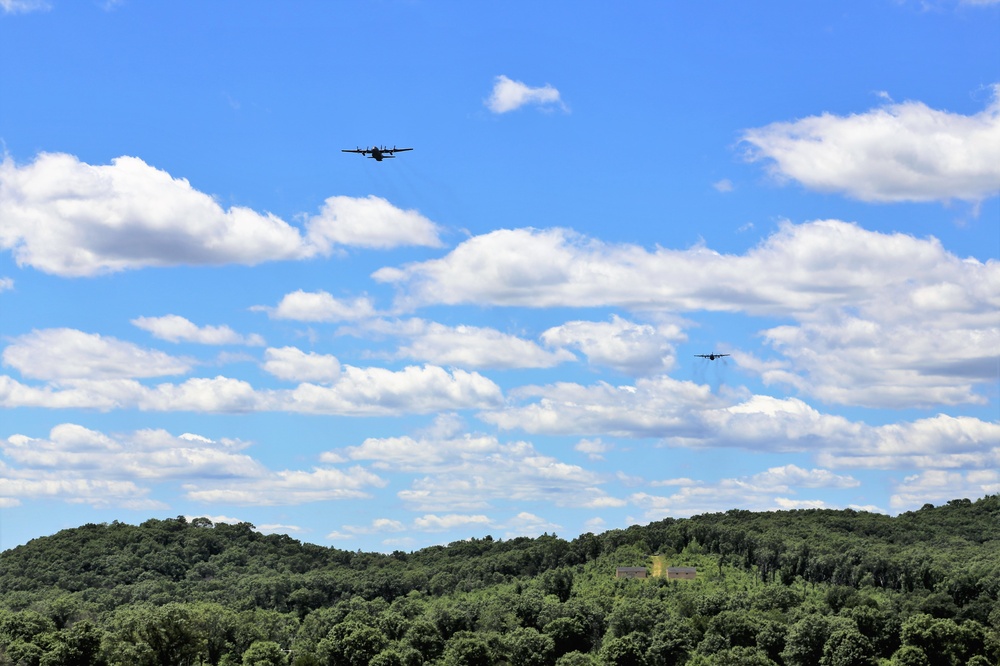 C-130s, crews complete CDS airdrop at Fort McCoy for Patriot North 2018