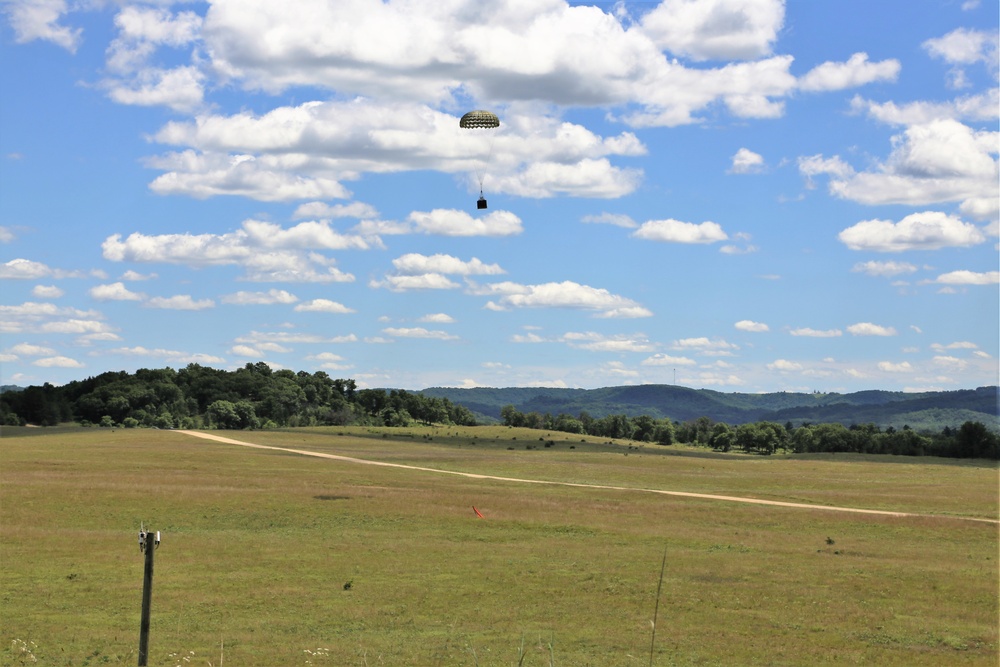 C-130s, crews complete CDS airdrop at Fort McCoy for Patriot North 2018