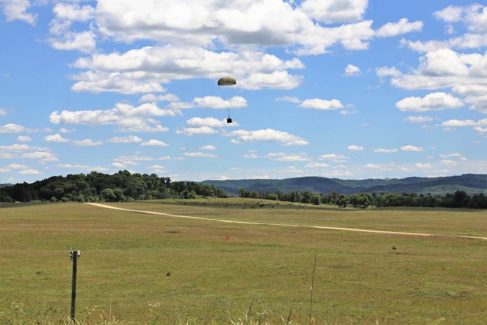 C-130s, crews complete CDS airdrop at Fort McCoy for Patriot North 2018