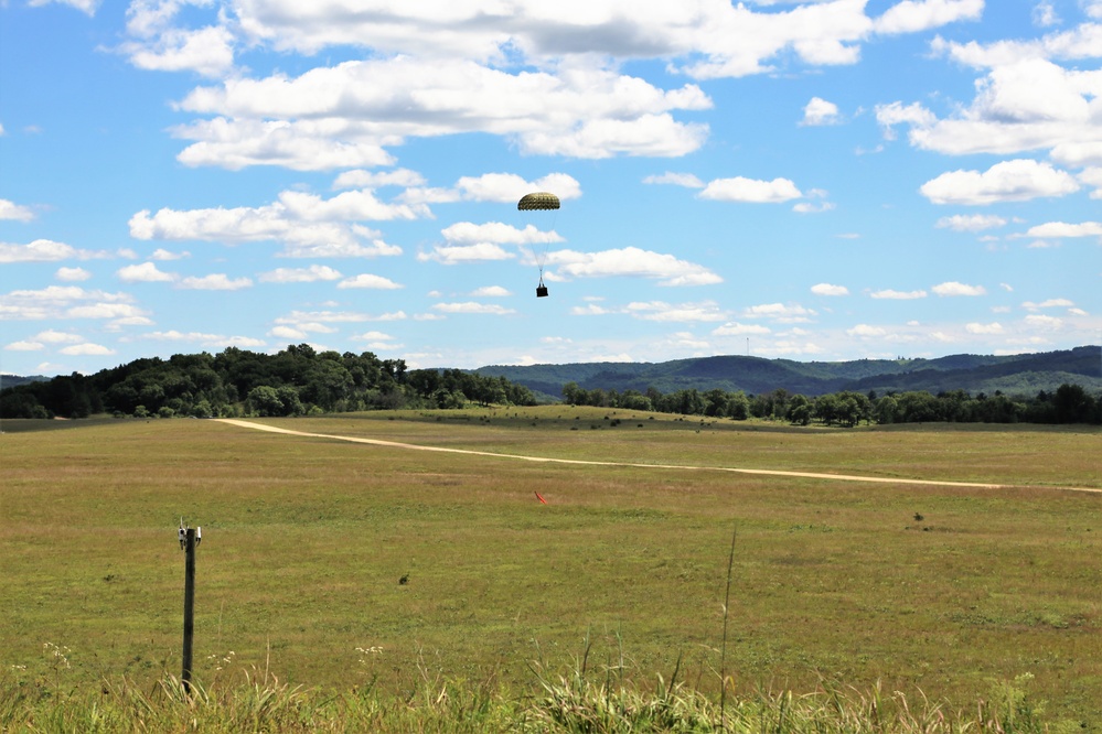 C-130s, crews complete CDS airdrop at Fort McCoy for Patriot North 2018