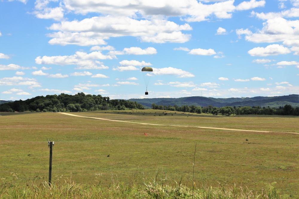 C-130s, crews complete CDS airdrop at Fort McCoy for Patriot North 2018