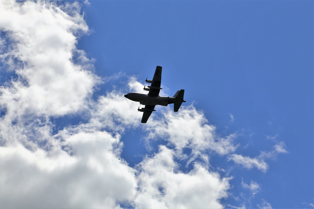 C-130s, crews complete CDS airdrop at Fort McCoy for Patriot North 2018