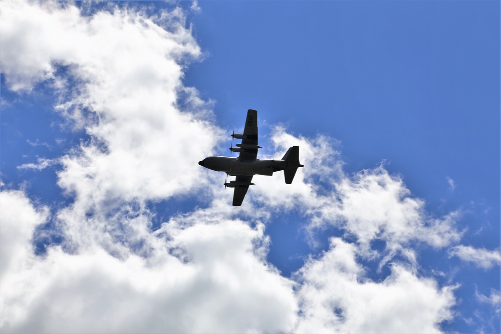 C-130s, crews complete CDS airdrop at Fort McCoy for Patriot North 2018