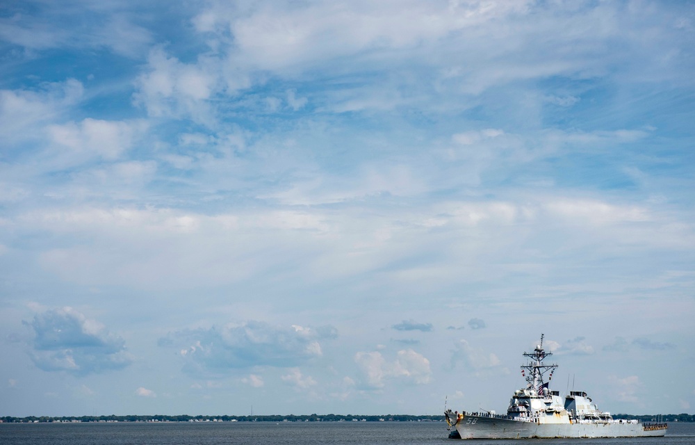 USS Laboon Returns From Deployment