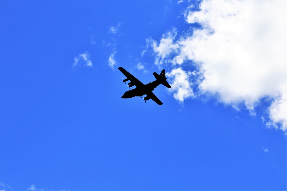 C-130s, crews complete CDS airdrop at Fort McCoy for Patriot North 2018