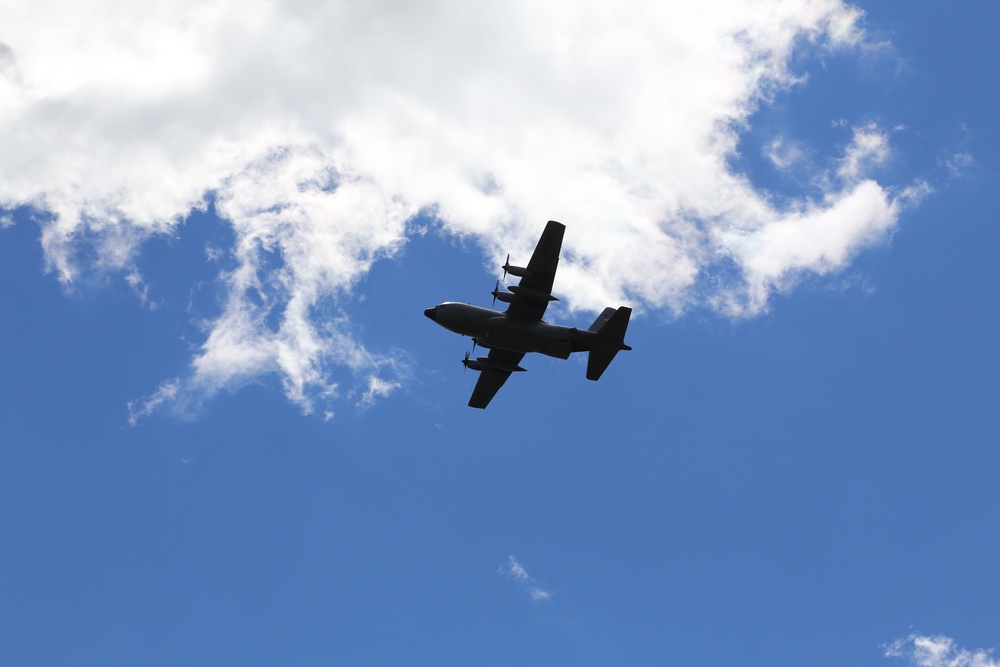 C-130s, crews complete CDS airdrop at Fort McCoy for Patriot North 2018