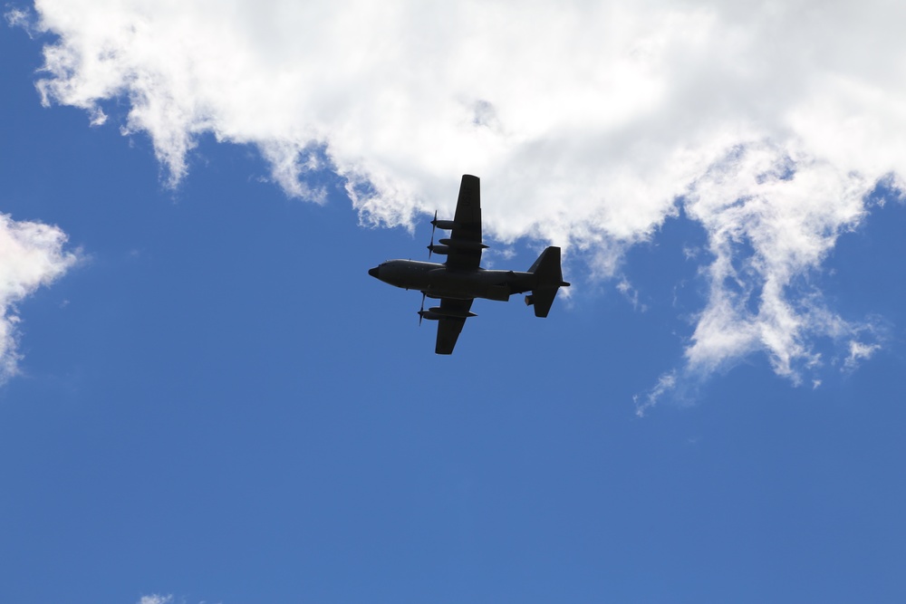 C-130s, crews complete CDS airdrop at Fort McCoy for Patriot North 2018