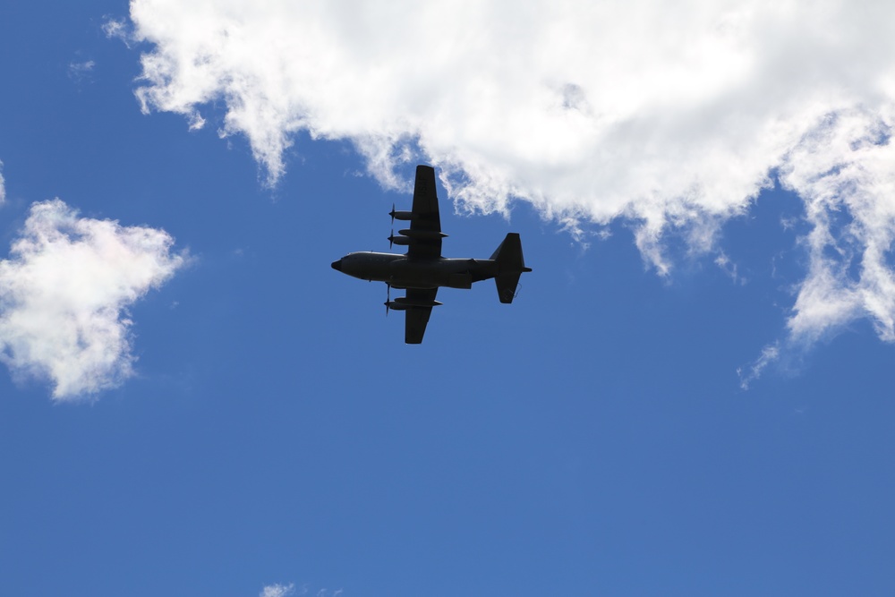 C-130s, crews complete CDS airdrop at Fort McCoy for Patriot North 2018