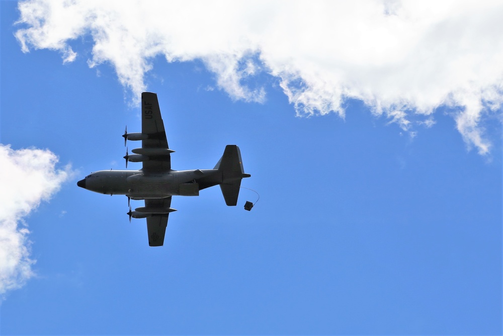 C-130s, crews complete CDS airdrop at Fort McCoy for Patriot North 2018