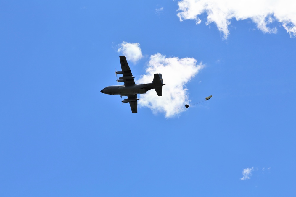 C-130s, crews complete CDS airdrop at Fort McCoy for Patriot North 2018