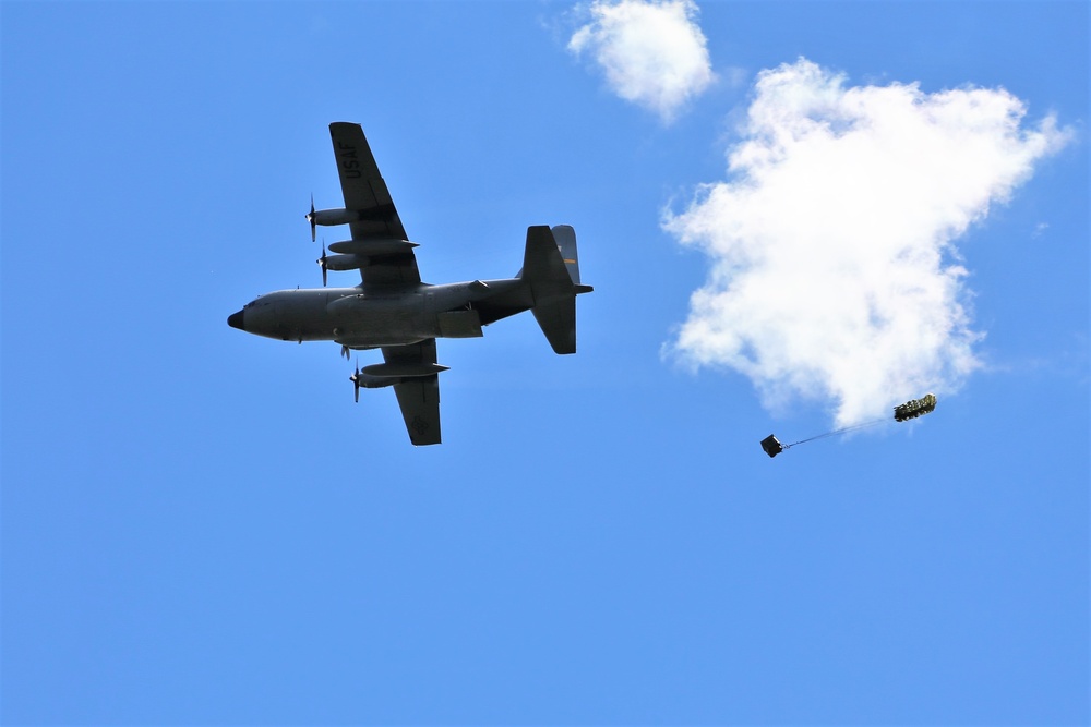 C-130s, crews complete CDS airdrop at Fort McCoy for Patriot North 2018