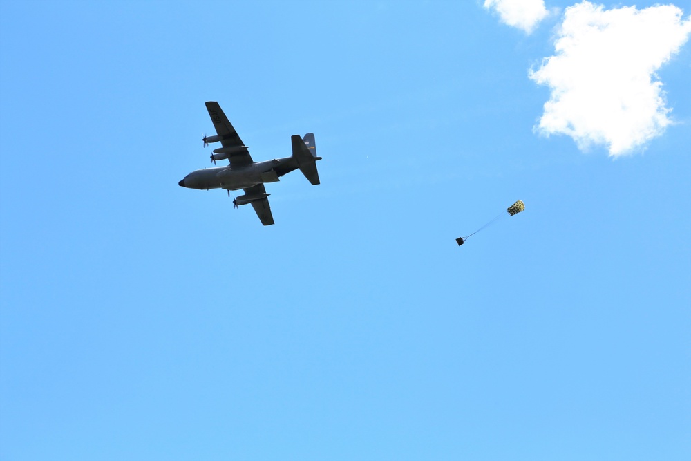 C-130s, crews complete CDS airdrop at Fort McCoy for Patriot North 2018