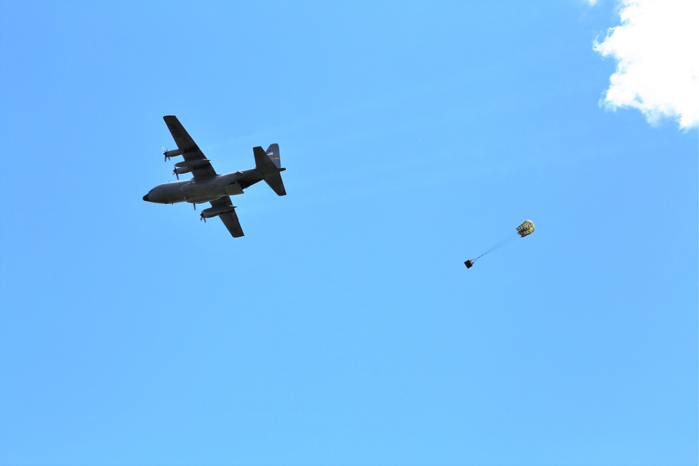 C-130s, crews complete CDS airdrop at Fort McCoy for Patriot North 2018