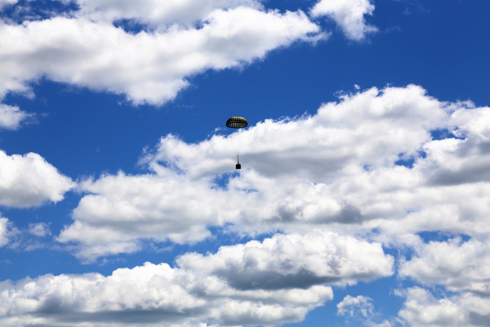 C-130s, crews complete CDS airdrop at Fort McCoy for Patriot North 2018