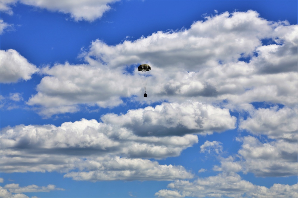 C-130s, crews complete CDS airdrop at Fort McCoy for Patriot North 2018