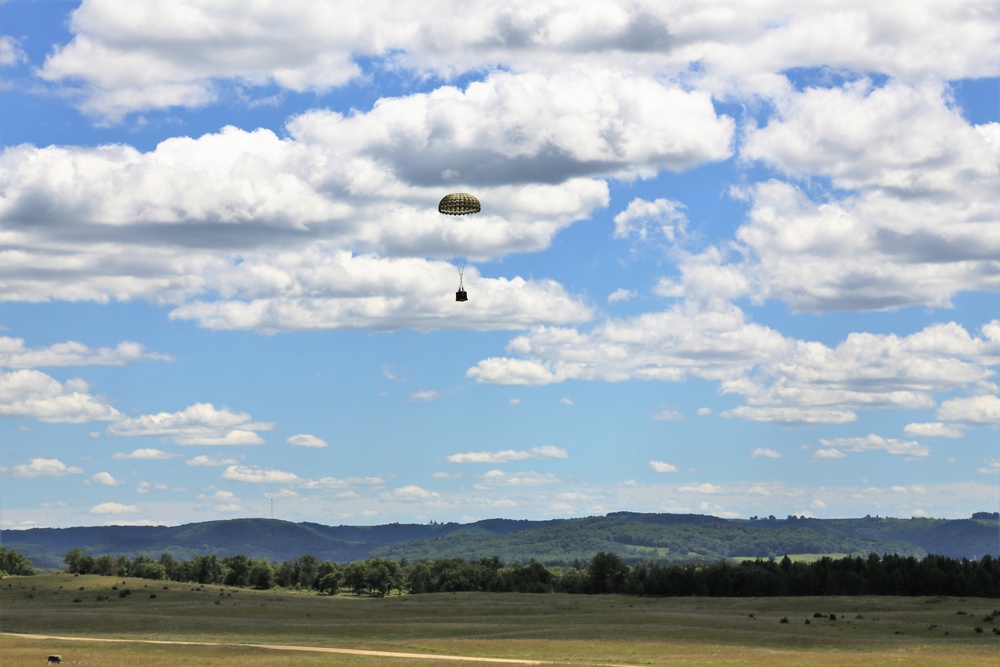 C-130s, crews complete CDS airdrop at Fort McCoy for Patriot North 2018