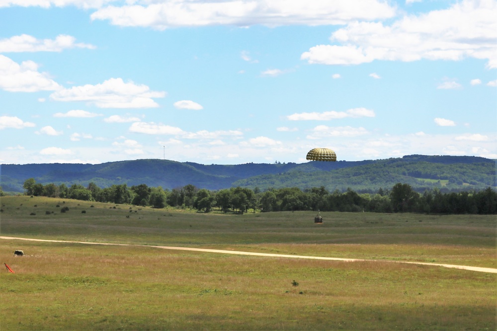 C-130s, crews complete CDS airdrop at Fort McCoy for Patriot North 2018