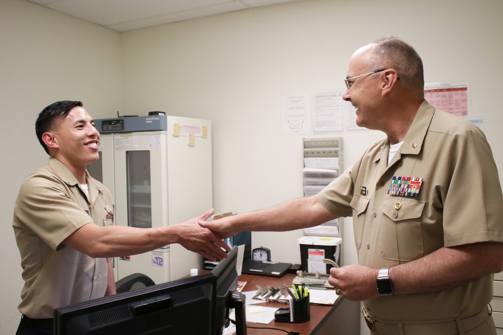 Navy Surgeon General Visits Naval Health Clinic Lemoore