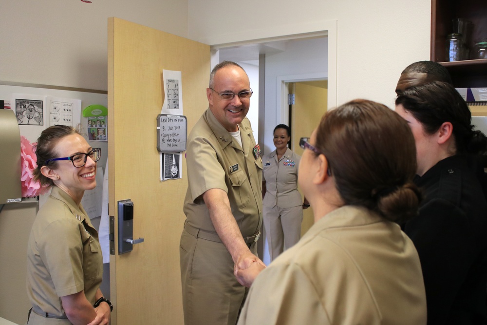 Navy Surgeon General Visits Naval Health Clinic Lemoore