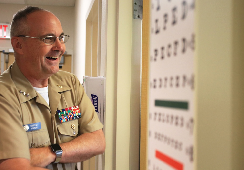 Navy Surgeon General Visits Naval Health Clinic Lemoore