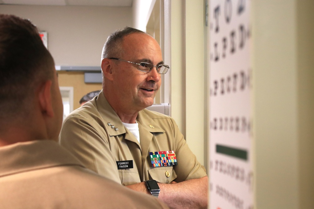 Navy Surgeon General Visits Naval Health Clinic Lemoore