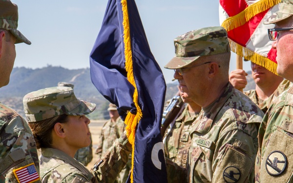 Col. Braun recieves command