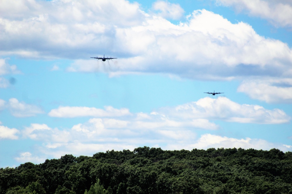 C-130s, crews complete CDS airdrop at Fort McCoy for Patriot North 2018