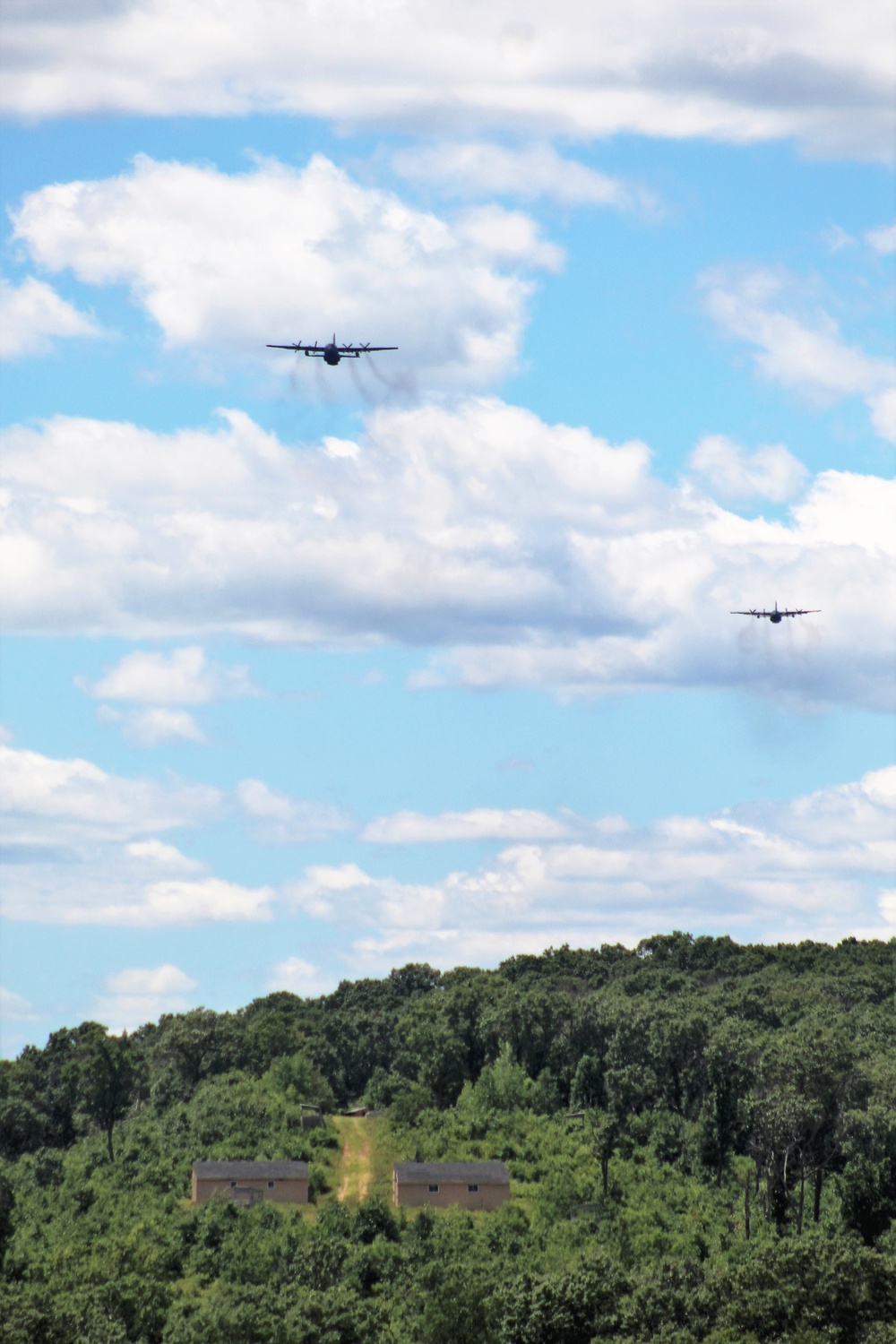 C-130s, crews complete CDS airdrop at Fort McCoy for Patriot North 2018