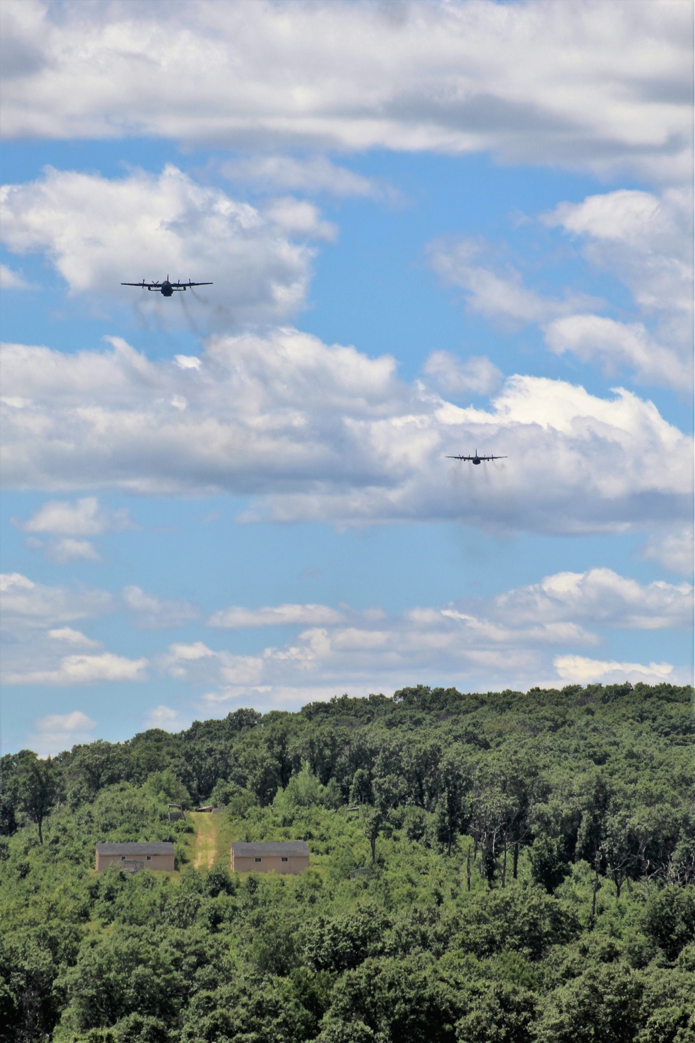 C-130s, crews complete CDS airdrop at Fort McCoy for Patriot North 2018