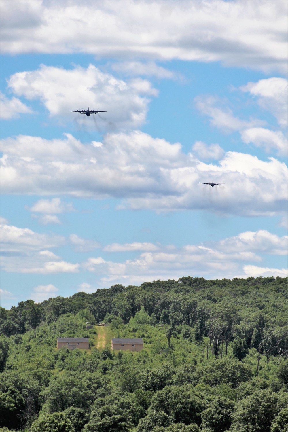 C-130s, crews complete CDS airdrop at Fort McCoy for Patriot North 2018