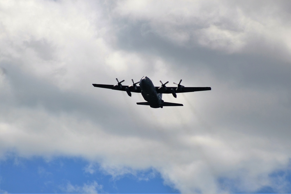 C-130s, crews complete CDS airdrop at Fort McCoy for Patriot North 2018