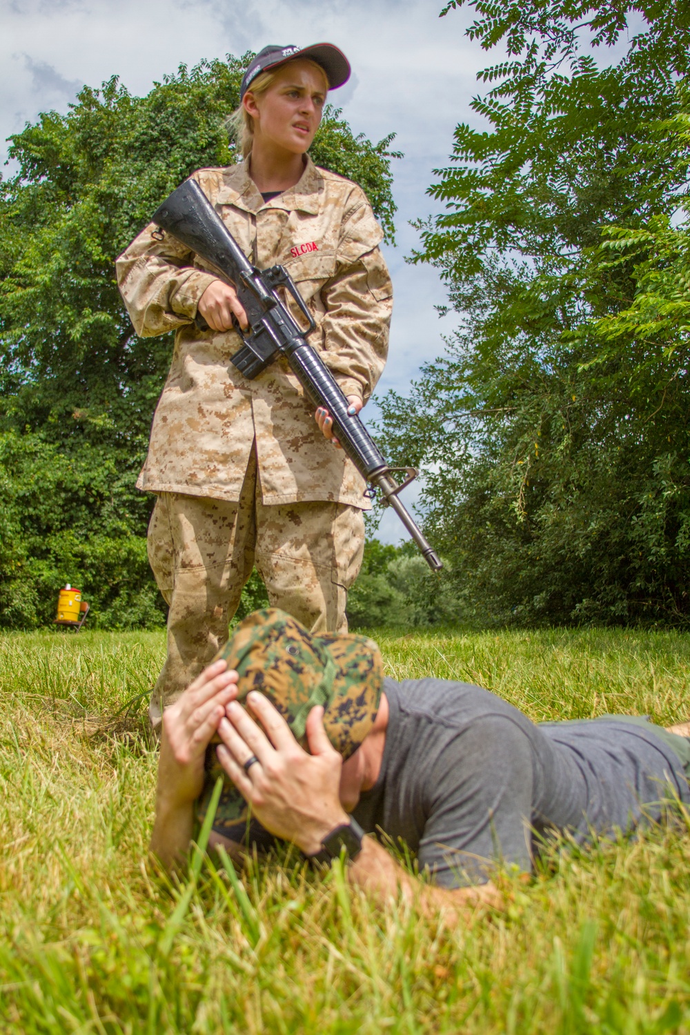 Student learns Marine Corps leadership via training scenarios