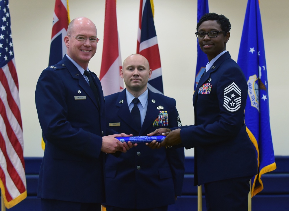 460th SW welcomes new command chief