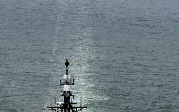 Cutter Stratton patrols above the Arctic Circle